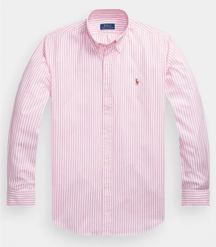 RL slim fit oxford Rose Striped shirt