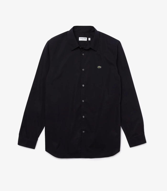 Laco slim fit oxford black shirt